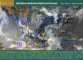 CDMX espera lluvias con granizo mientras el norte supera los 40 grados