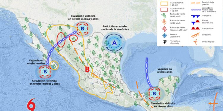 Martes con temperaturas de hasta 26°C y mañanas frescas en el Valle de México