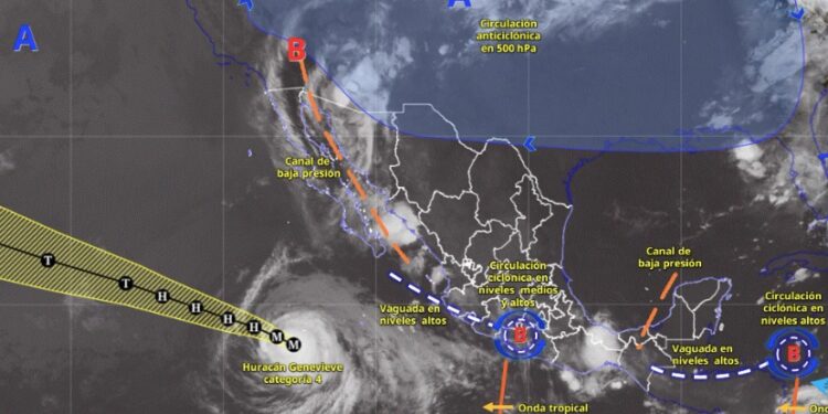 SMN alerta por tormentas, granizo y temperaturas de hasta 45 grados