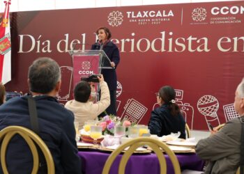 Reconoce Lorena Cuéllar al periodismo tlaxcalteca como constructor de comunidad y conciencia