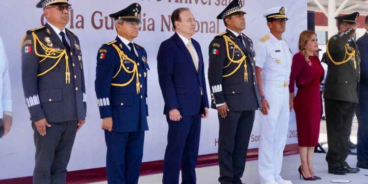 Reconoce el Gobernador Durazo resultados en seguridad a siete años de la creación de la Guardia Nacional