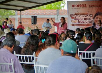 A ocho años del inicio de la Cuarta Transformación, Vero Díaz llama a fortalecer la organización territorial