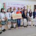 Evelyn Salgado recibe a talentos guerrerenses que competirán en la Olimpiada Internacional de Matemáticas