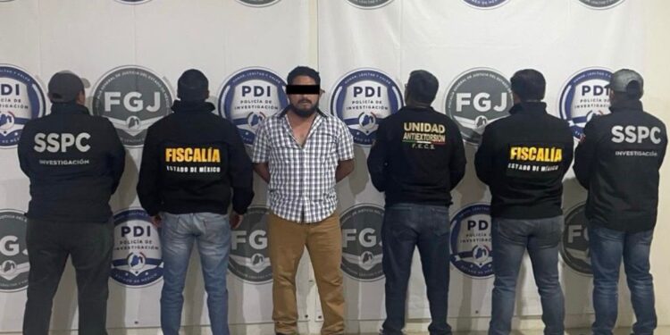 FGEGuerrero, FGE Edomex, SSPC, DEFENSA, GN y CNI cumplimentan aprehensión por extorsión agravada, en Toluca de Lerdo