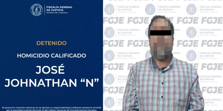 Detiene FGJE en ciudad de méxico a presunto responsable de homicidio en chiautempan