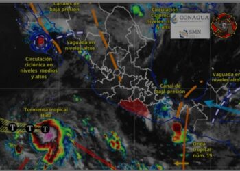 Continúa la probabilidad de lluvia moderada a fuerte en regiones de Guerrero