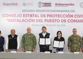 Gobierno federal y estatal instalan primer puesto de mando de Protección Civil