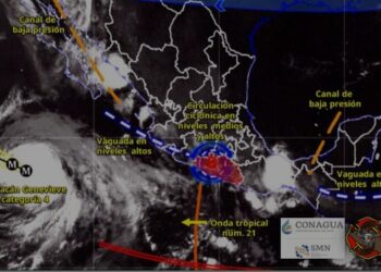 Se esperan lluvias en diversas regiones de Guerrero durante este martes