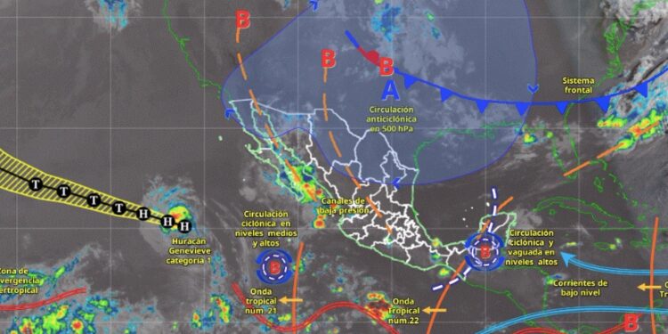 Clima en México: fuertes tormentas, granizo y calor sofocante marcarán la jornada