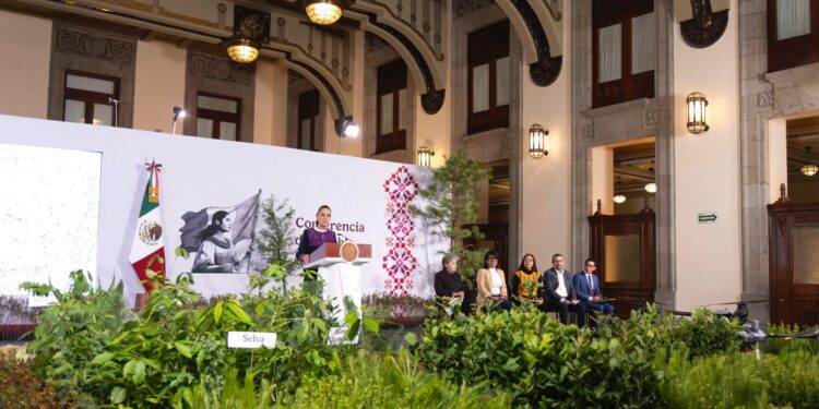 La Presidenta Claudia Sheinbaum presenta Jornada Nacional de Reforestación 2026; se realizará el próximo domingo 9 de agosto y se plantarán 6.6 millones de árboles y plantas