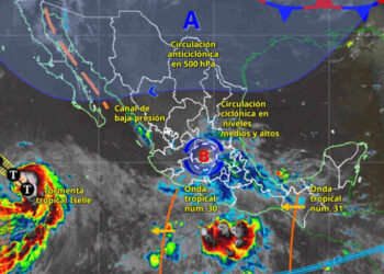 México tendrá un lunes de lluvias y temperaturas superiores a 45 °C