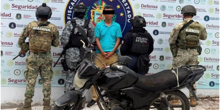 Cuatro personas detenidas y diversos aseguramientos dejan operativos coordinados en Guerrero