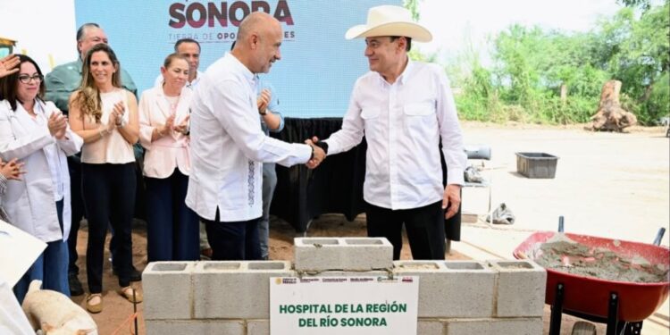 Gobernador Durazo y Presidenta Sheinbaum hacen justicia al Río Sonora con inicio del Hospital Regional en Ures