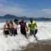 UEPC informa que un hombre de 63 años fue rescatado mar adentro en la Bahía de Santiago