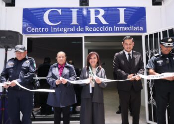 Inaugura Lorena Cuéllar nuevas instalaciones del centro integral de reacción inmediata en Calpulalpan