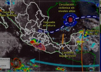 Se prevé lluvia ligera a moderada y fuerte en regiones de Guerrero para este miércoles