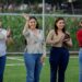 Indira Vizcaíno entregó nueva cancha de futbol 5 en la colonia ‘Valle Real’ de Cuauhtémoc