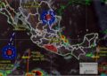 Viernes con probabilidad de lluvia ligera a moderada y ocasionalmente fuerte en la Sierra, Centro y Montaña 