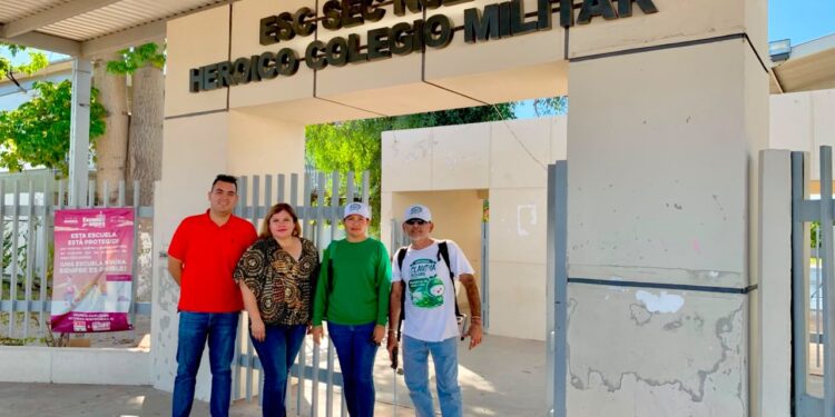 Diputada Claudia Bours refuerza acciones de prevención con programa de fumigación en escuelas de Navojoa