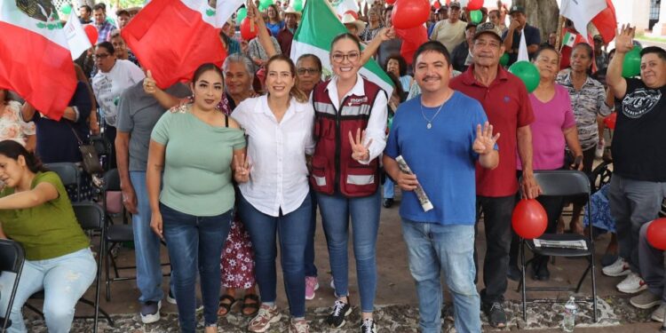 Vero Díaz llama desde Apozol a defender la soberanía y los derechos sociale