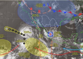 México bajo dos extremos: lluvias torrenciales y temperaturas superiores a 45 °C