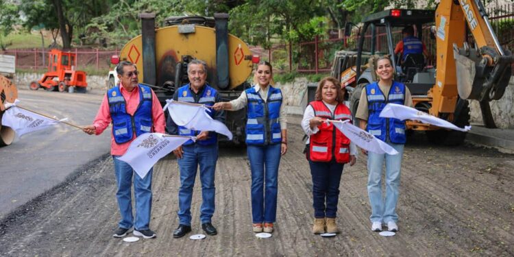 Evelyn Salgado pone en marcha rehabilitación de vialidades en Chilpancingo