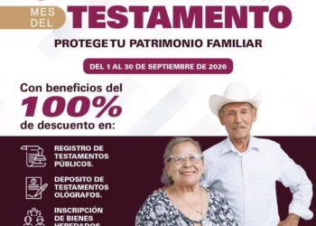 Gobierno de Sonora brinda servicios gratuitos durante Septiembre, Mes del Testamento