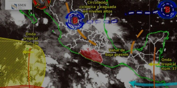La SGIRPCGRO pronostica lluvia ligera a moderada y fuerte en diversas regiones del estado