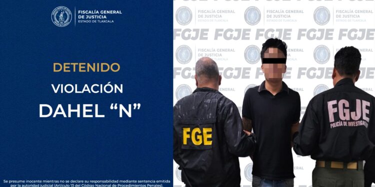 Detiene FGJE en Tijuana a hombre acusado de violación contra una menor de edad