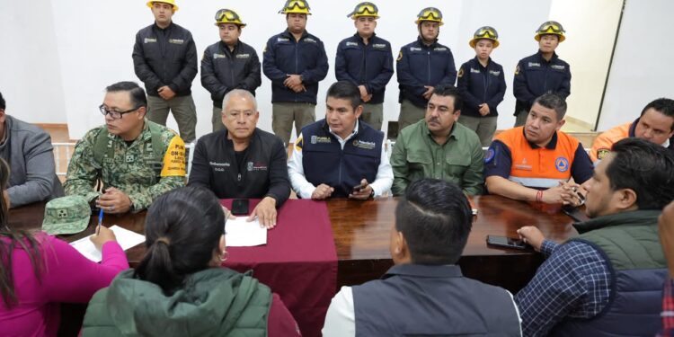 Con recorridos preventivos y monitoreo permanente, gobierno de Puebla vigila los 217 municipios