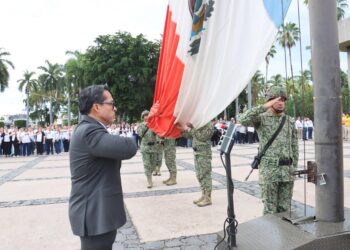 Conmemora Protección Civil Sinaloa el día nacional de Protección Civil con izamiento de bandera