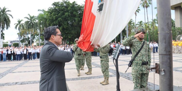 Conmemora Protección Civil Sinaloa el día nacional de Protección Civil con izamiento de bandera