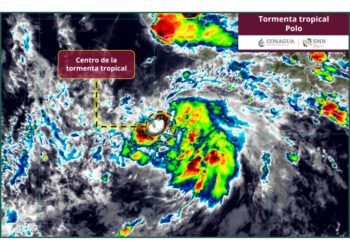 Se forma Tormenta Tropical ‘Polo’ frente a costas de Michoacán y Guerrero; UEPC Colima mantiene vigilancia permanente
