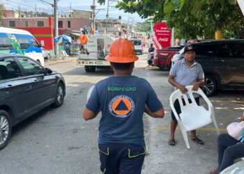 Despliega la SGIRPCGRO operativo en zonas de riesgo de Acapulco ante lluvias por Polo
