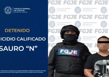 Detiene policía de investigación a hombre por homicidio calificado: FGJE