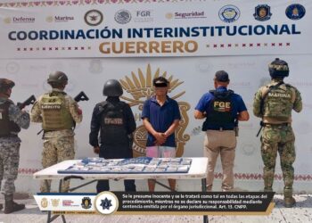 Acciones coordinadas en Acapulco dejan tres detenidos con probable droga