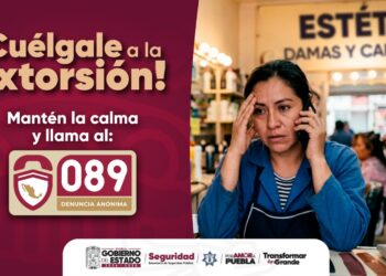 Brinda SSP atención en Tecamachalco para prevenir llamadas y mensajes de extorsión
