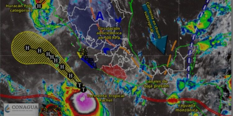 “Rachel” se aleja de Guerrero; se mantiene vigilancia por lluvias en diversas regiones: SGIRPCGRO