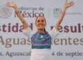 Claudia Sheinbaum informa que en Aguascalientes 420 mil 952 personas reciben Programas para el Bienestar con una inversión de 9 mil mdp