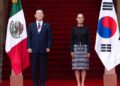 La Presidenta Claudia Sheinbaum recibe en Palacio Nacional a su homólogo de la República de Corea, Lee Jae-myung