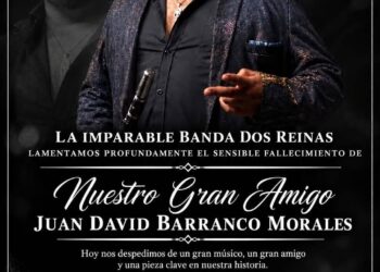 Juan David Barranco Morales, músico de 22 años, muere en explosión de pirotecnia