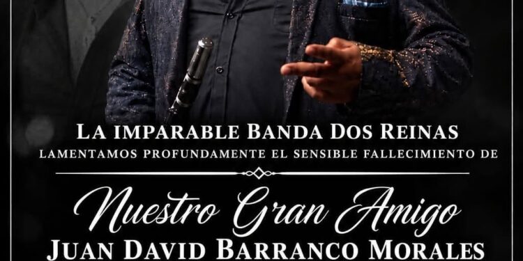 Juan David Barranco Morales, músico de 22 años, muere en explosión de pirotecnia