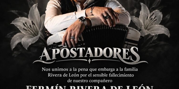 Muere Fermín Rivera de León, músico de Apostadores y exintegrante de El Poder del Norte