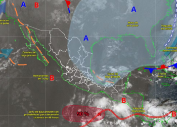 Prevén lluvias fuertes, vientos y bajas temperaturas este martes 20 de octubre