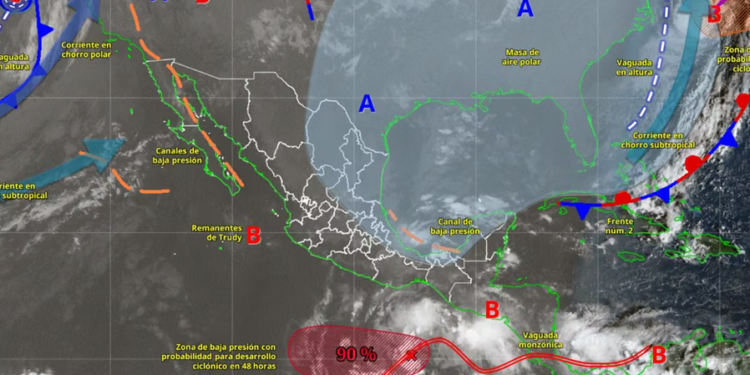 Prevén lluvias fuertes, vientos y bajas temperaturas este martes 20 de octubre