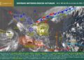 Lluvias torrenciales azotan Tabasco y Chiapas; frente frío 1 mantiene en alerta al sureste