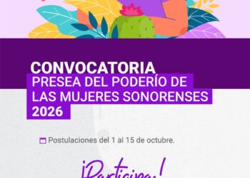Abre Congreso de Sonora convocatoria para la Presea del Poderío de las Mujeres 2026