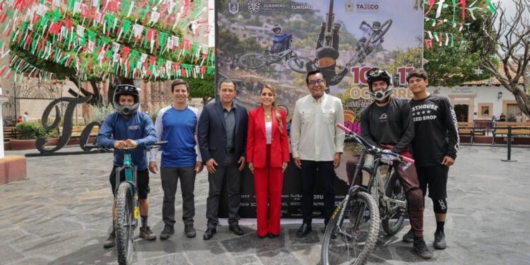 Anuncia Evelyn Salgado el Downhill 2026 en Taxco, con más de 150 ciclistas nacionales e internacionales