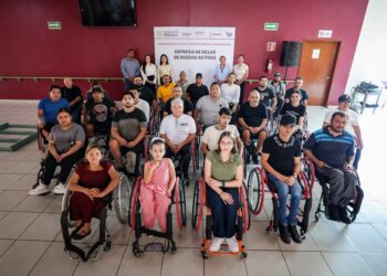 DIF Sinaloa entrega 31 sillas de ruedas activas para fortalecer la autonomía y la inclusión de personas con discapacidad de 10 municipios del Estado