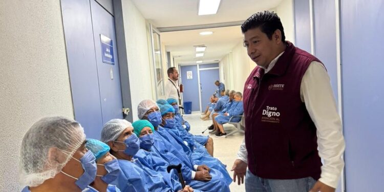 Beneficia CH “Tuxpan” del ISSSTE en Veracruz a 165 derechohabientes en jornada de cirugía de cataratas